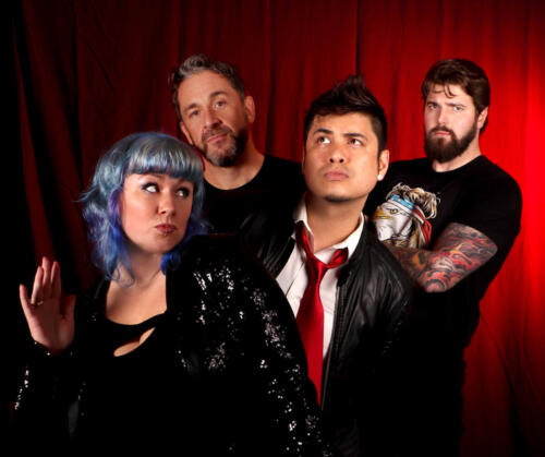 Seattle Rock Band.  Death by Overkill 2020.   stayC Meyer, William Perry Moore, Jake Jovanovich, and Elliott Nuttwww.deathbyoverkill.com